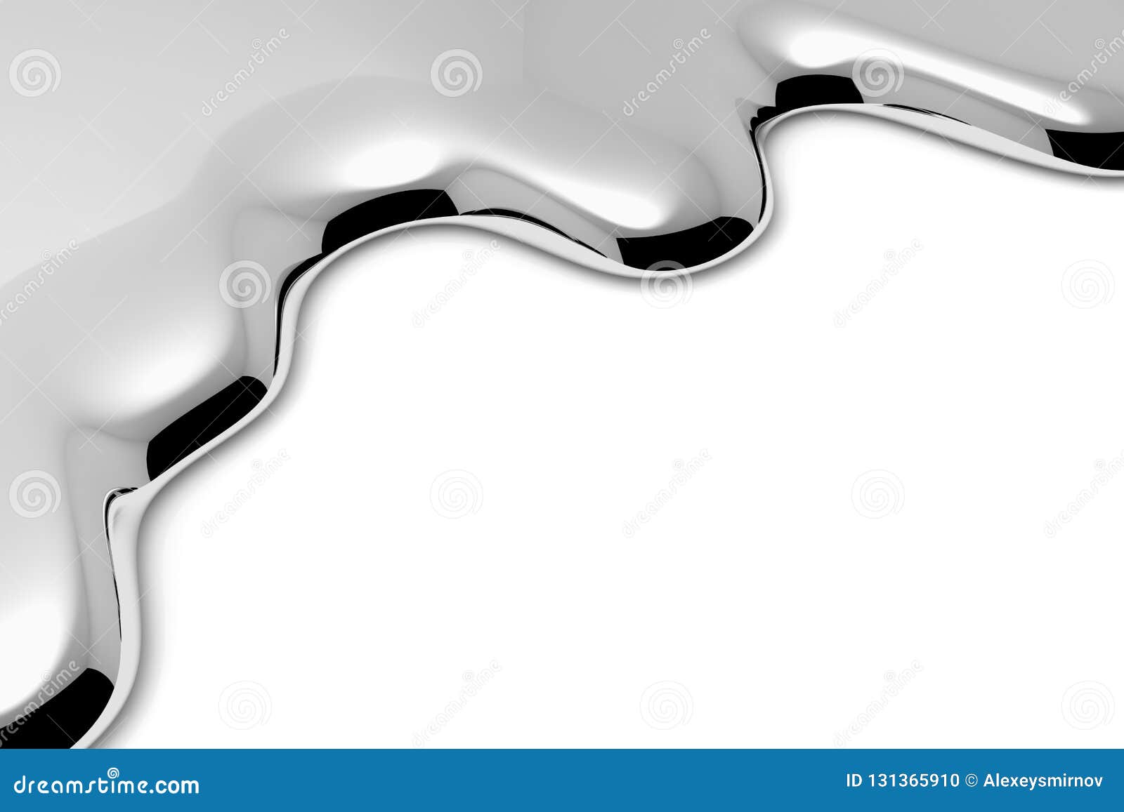 Melt Metal Liquid on White Close-up Stock Illustration - Illustration ...