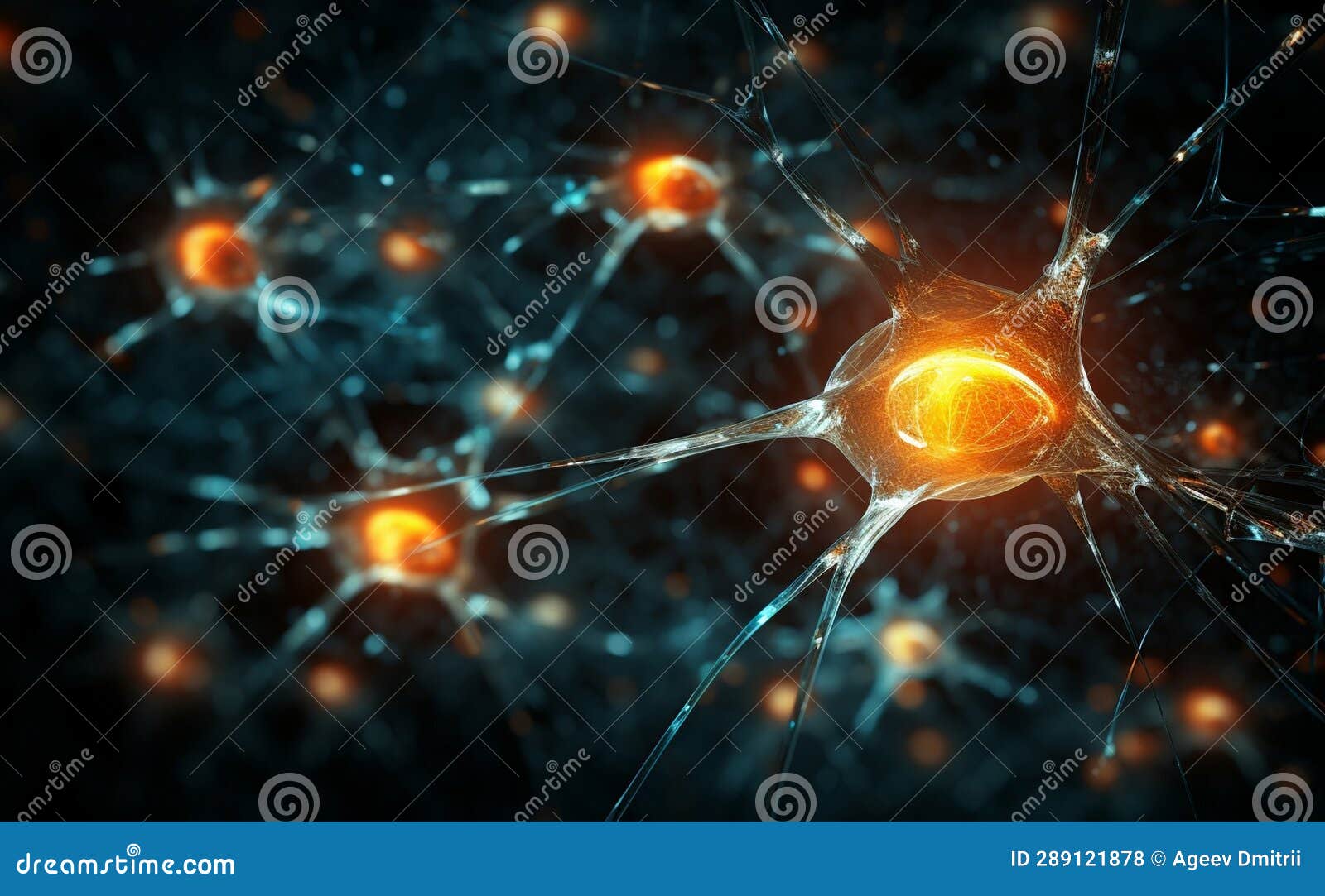 Neural Micro Science Brain Human Nerve Biology Nucleus Nervous ...