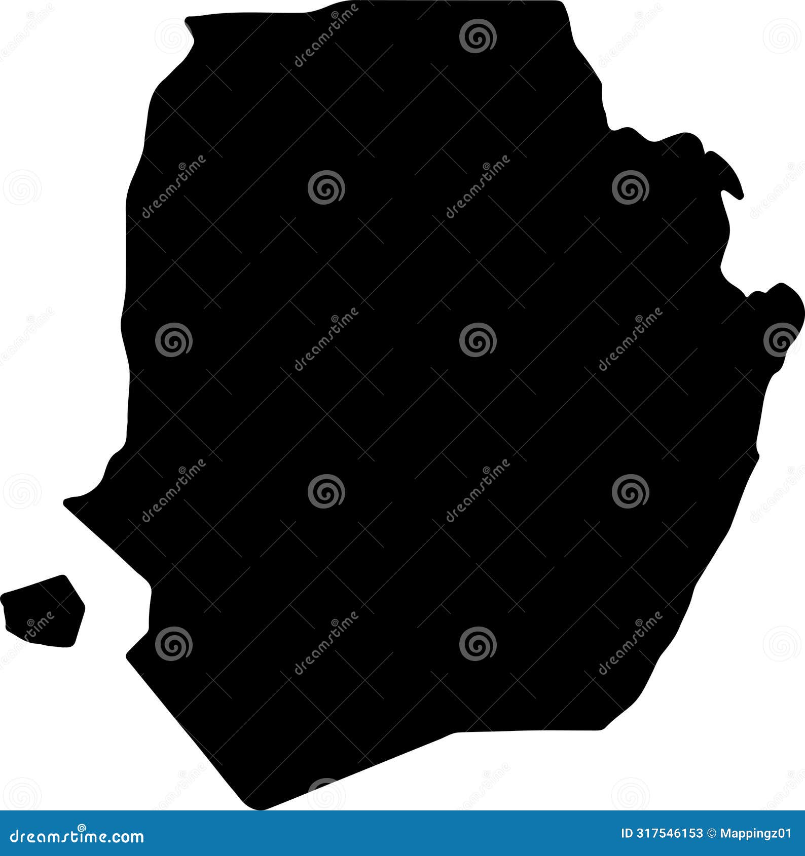 Isabela Philippines Silhouette Map with Transparent Background Stock ...