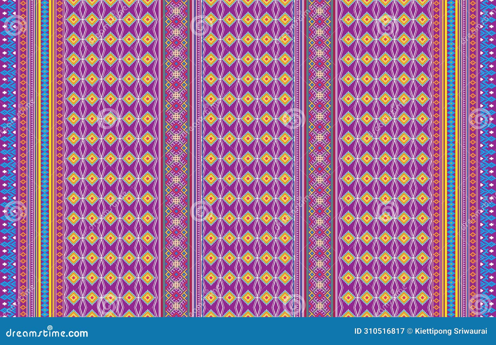 Tribal Pastel Multicolor Pastel Navajo Seamless Vector Pattern. Aztec ...