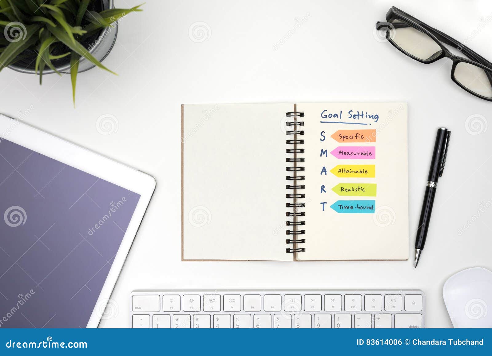 Smart Goal Setting With Notebook Royalty-Free Stock Image ...