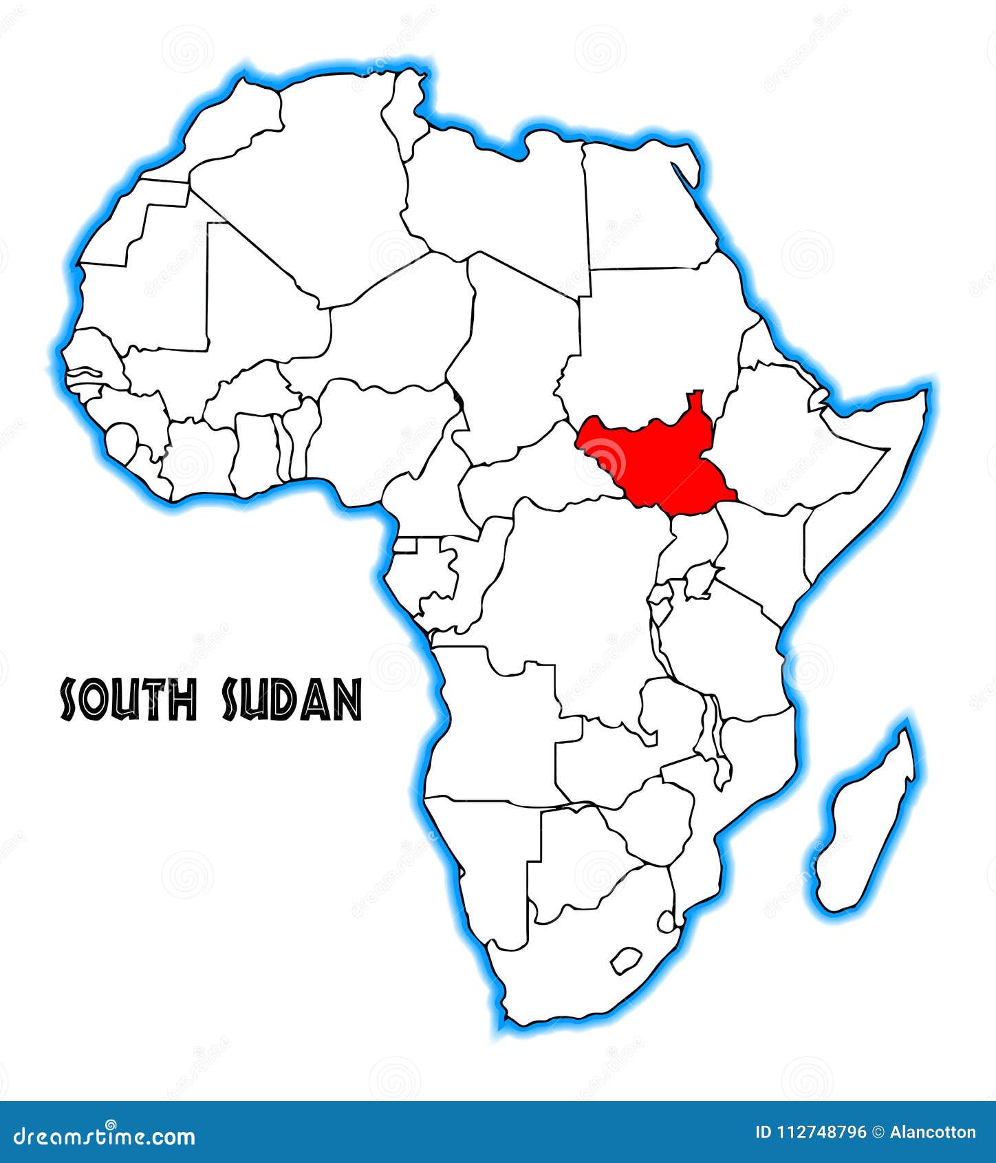 Sudan On Map Of Africa