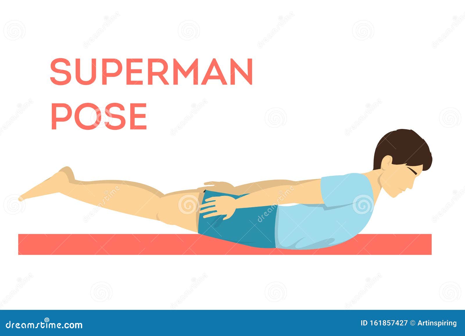 Superman Yoga Pose Cartoon Buy premium plan get 2 free gifts