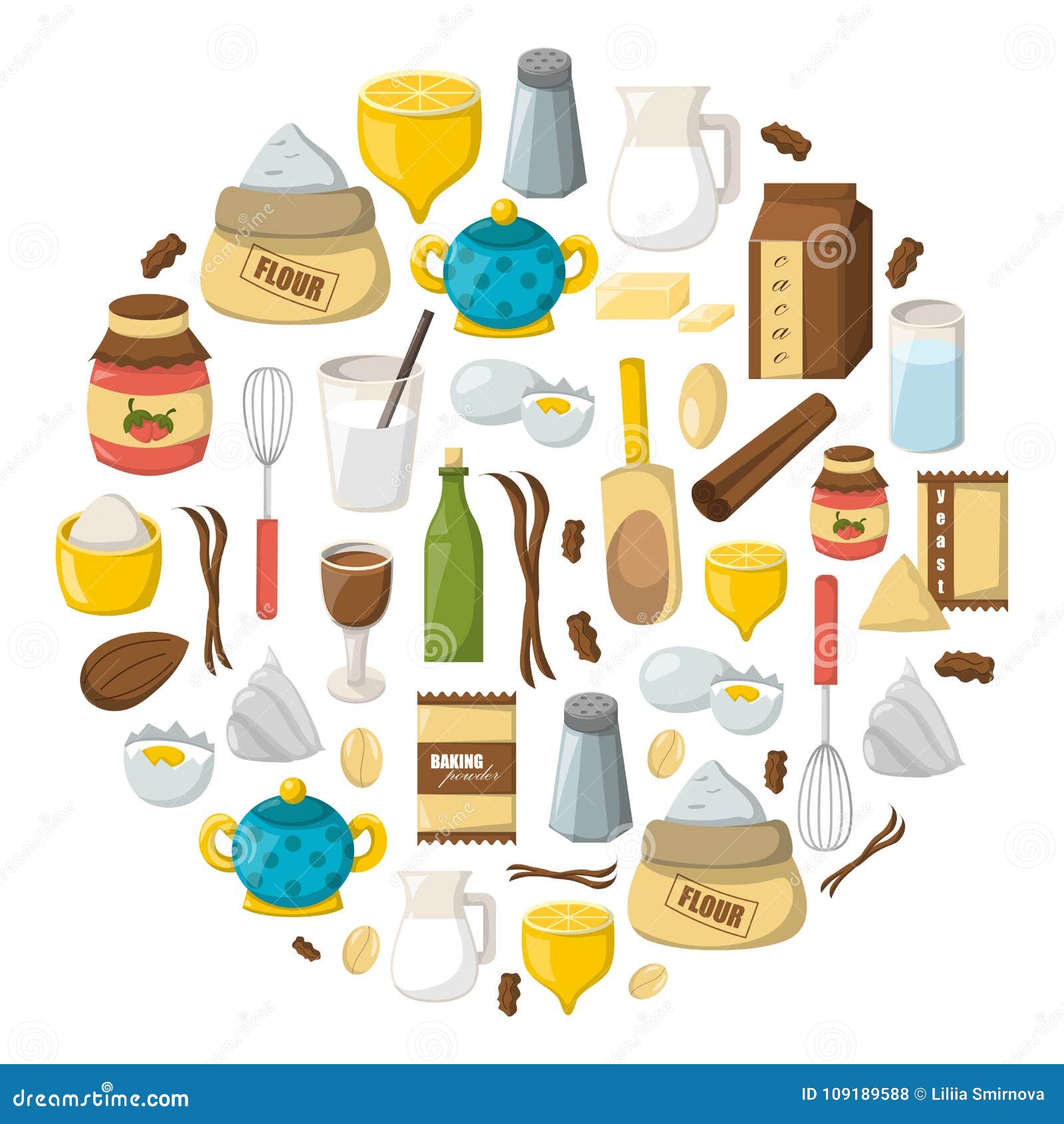 Cooking Ingredients Clipart