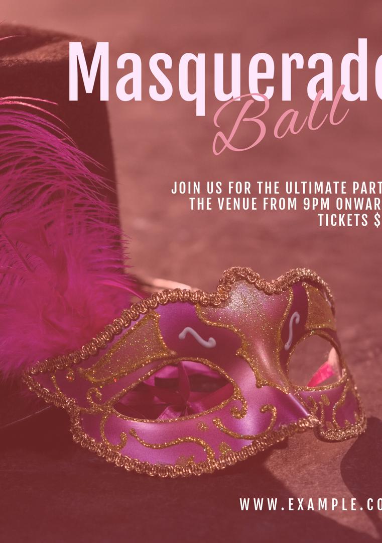 Elegant Masquerade Ball invites evoke mystery and sophistication. from ...