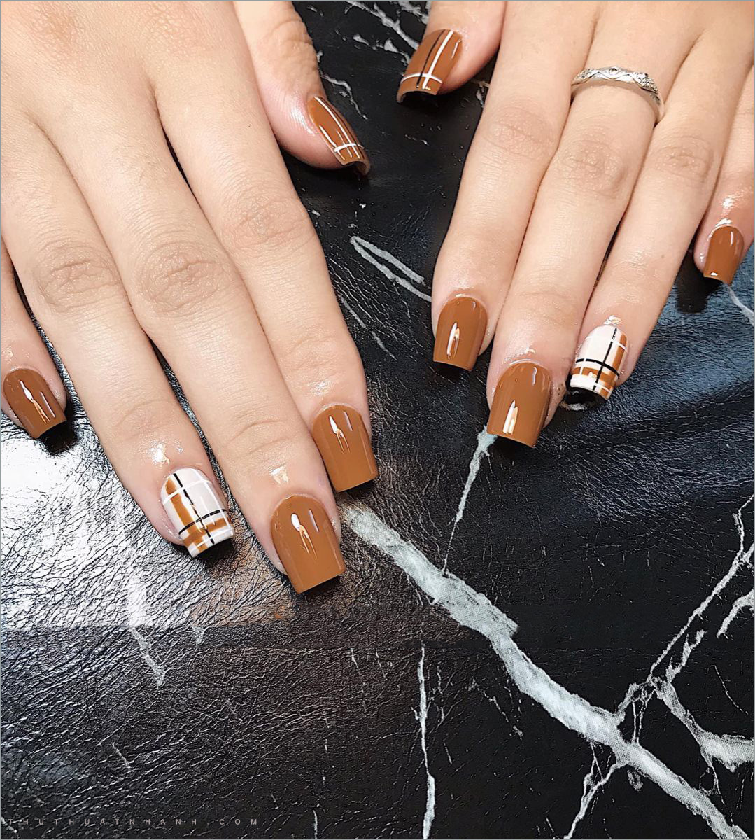 Tham khảo 100 kiểu nail màu xanh sành điệu cuốn hút