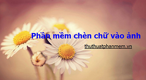 Phần mềm chèn chữ vào ảnh