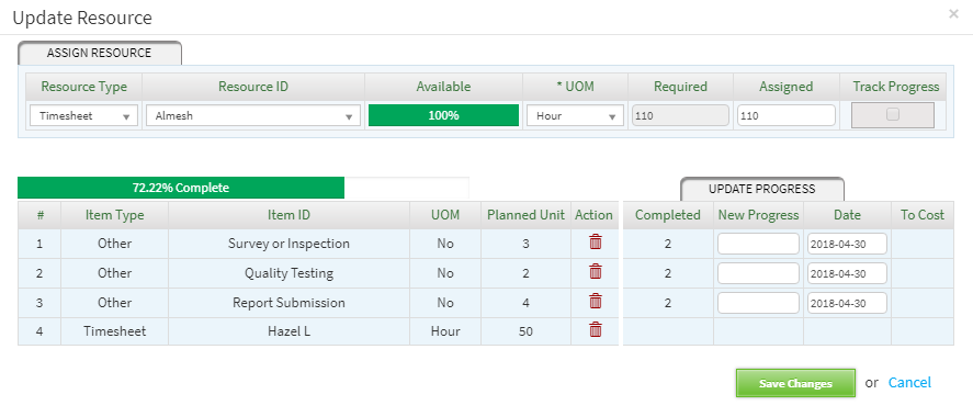 progress monitoring 