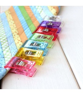 Lote de 50 clips - pinzas - agarradores  para tela - Patchwork - Quilting