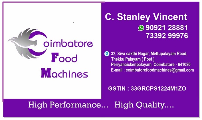 Coimbatore Food Machines