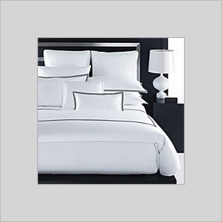 White Plain Cotton Fabric Bedsets