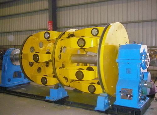 Yellow And Blue Industrial Planetary Stranding Machine