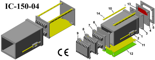 Robust Plastic Electrical Enclosure Din 96*96*150