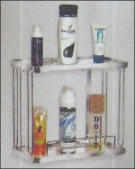 Two Shelf Bathroom Rack