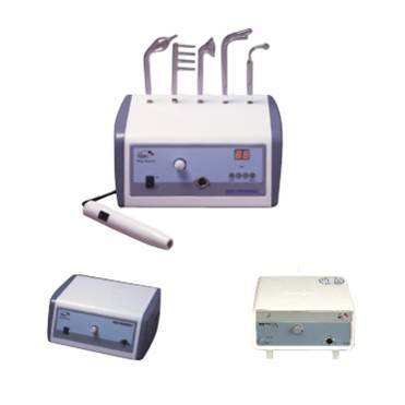 High Frequency Machine - Violet Glass Electrodes, Mushroom, Spoon, Sparker & Rake for Skin Healing and Hair Growth