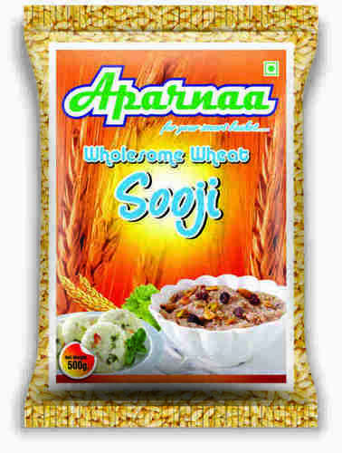 Aparnaa Wholesome Wheat Sooji - Superior Quality Whole Wheat Grain | Improved Purity, Uniform Grain Sizes, Automatic Packing