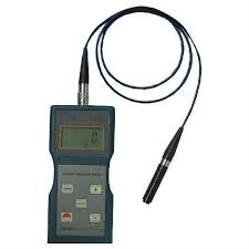 Coating Thickness Meter - 0-1000um Measuring Range | Eddy Current Sensor, 4 Digit LCD Display, Battery Indicator, Calibration Block Included