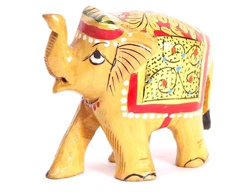 Decoration Finely Polished Wooden Elephant