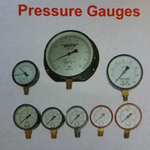 Metal Industrial Analog Pressure Gauges