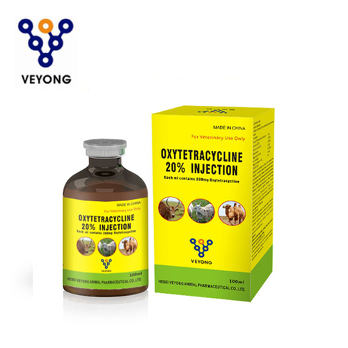 Oxytetracycline Injection 20% L.A. Ingredients: Solution Compound