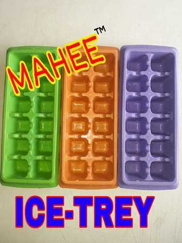 Orange Plastic Ice Cube Tray