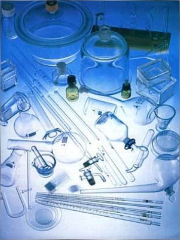 Transparent Glassware Laboratory Apparatus Equipment Materials: Glass