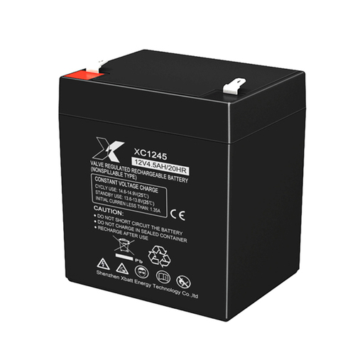 Black 12V4.5Ah Agm Lead Acid Battery For Portable Speaker