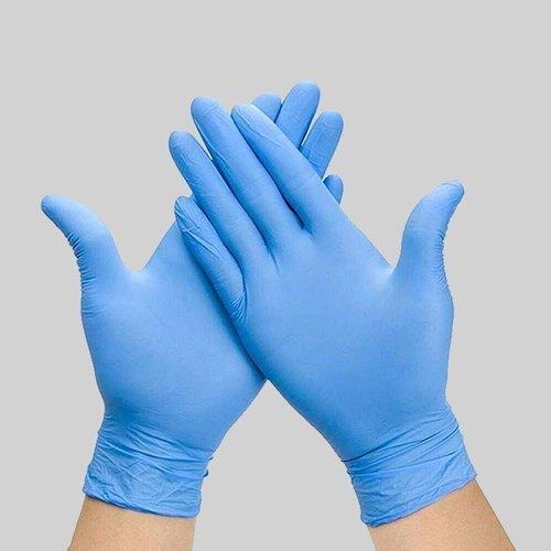 Breathable Ottaline Disposable Blue Nitrile Gloves For Latex Free