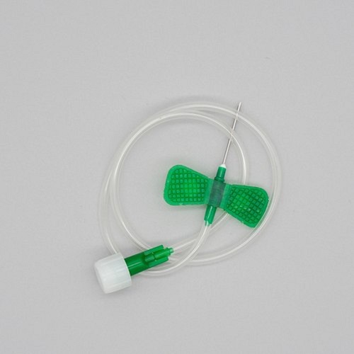 Green+White Disposable Pvc Medical Scalp Vein Set