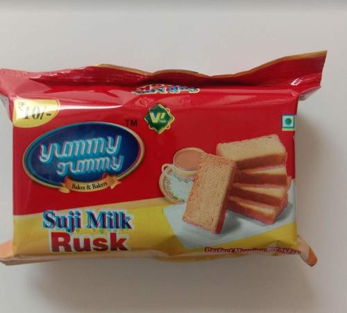 Crispy Eggless And Tasty Sweet Perfect Morning Breakfast Yummy Suji Milk Rusk Fat Contains (%): 3 Grams (G)