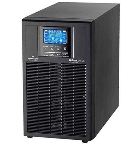 Black Tower Model Emerson 20 Kva Power Bank Online Ups with LCD Display for Commercial Purpose