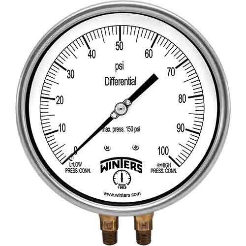 1 Inches Stainless Steel Round Analog Air Pressure Gauge Dial Material: Plastic