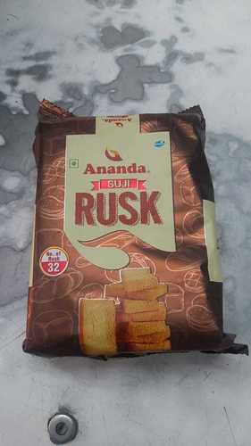 Delicious Cruncy Sweet Fine Taste Morning Snacks Ananda Suji Rusk Fat Contains (%): 0.3 Percentage ( % )