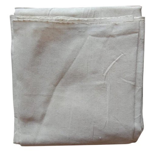 Smooth Texture Tear Resistance Plain Light Weight White Polyester Cotton Fabric Density: 100-150 Gram Per Cubic Centimeter(G/Cm3)