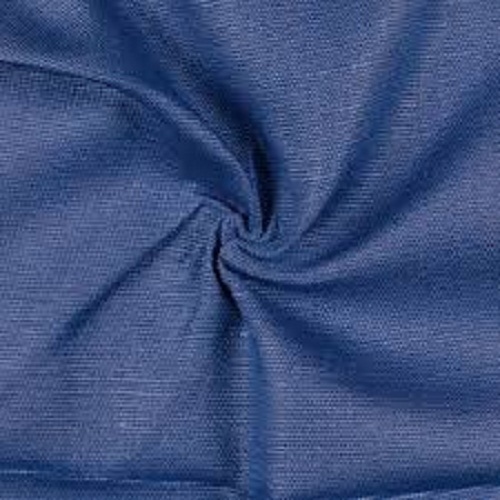 Washable Anti Wrinkle And Fade, Plain Navy Blue Colour Cotton Fabric For Summer