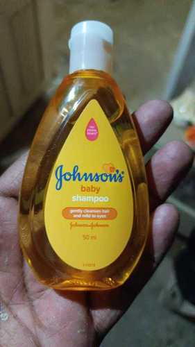 Yellow 50 Ml Johnson's Baby Shampoo For Gently Cleanses Hair And Mild To Eyes