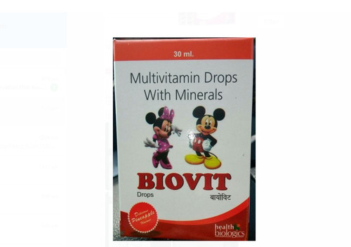 Liquid Biovit Multivitamin With Minerals Drops (Common Medicine & Drugs)