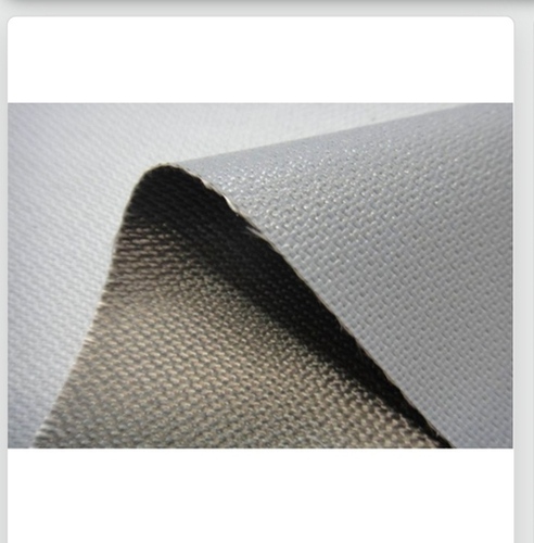 2 Mm Width 15 Meter Length Plain Pattern Gray Coated Fiberglass Fabric  Application: Met