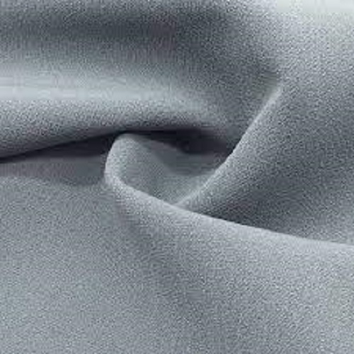 Washable Lightweight And Comfortable Skin Friendly Grey Plain Cotton Fabric