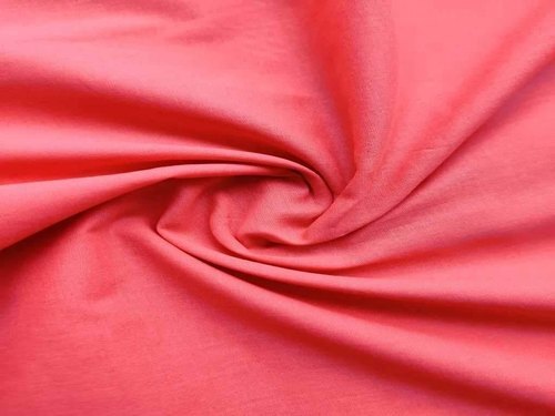 Beautiful Lightweight And Comfortable Soft And Smooth Orange Plain Cotton Fabric Recommended Season: All