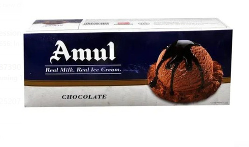 Round Shaped Chocolate Flavour Brown Color Sweet And Delicious Amul Chocolate Ice Cream  Age Group: Adults