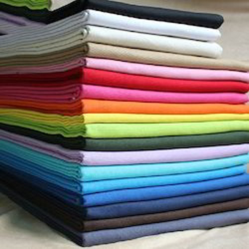 Multi Color Skin Friendly Light Weight Comfortable And Tear Resistance Plain Multicolor Cotton Fabric 