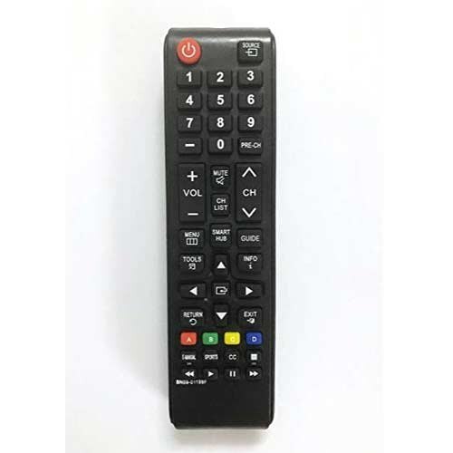 Plastic (body) Black Smart TV Remote Control