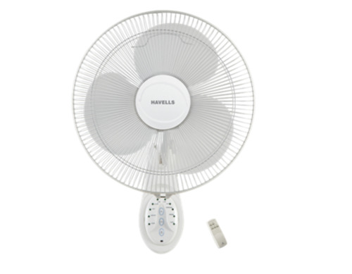 Remote Controlled Wall Mounted Fan For Kitchen And Bathroom Blade Material: Plastic