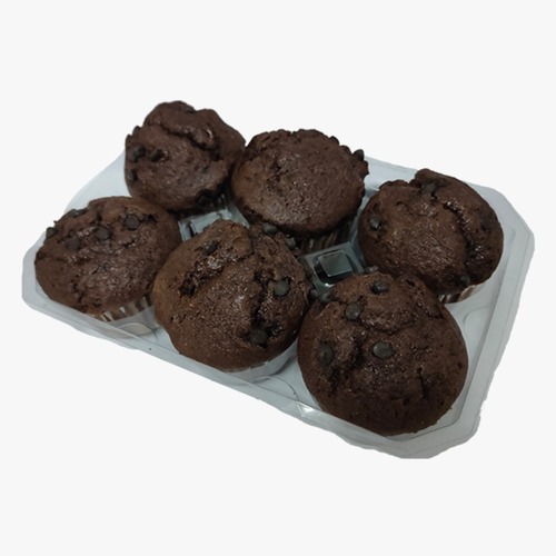 Digital Projector Muffin Cup Cake, Dark Chocolate Flavour, Tasty And Delicious