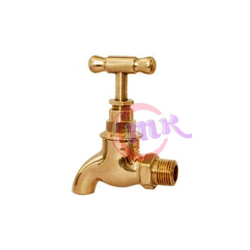 Golden Finish Brass Water Tap For Bathroom Fitting With Size 15 Mm Application: Industrial