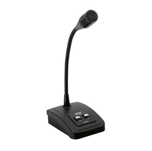 Black 60 Hertz And 12 Volts 1.2 Kilograms Gooseneck Microphone