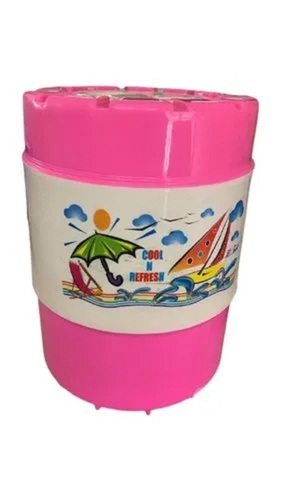 Pink High Impact Strength Attached Handles Printed Pattern Insulated Plastic Water Jugs