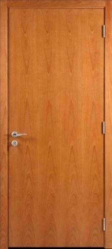 Laminated Surface Rectangular Modern Stylish Solid Teak Wood Fire Door