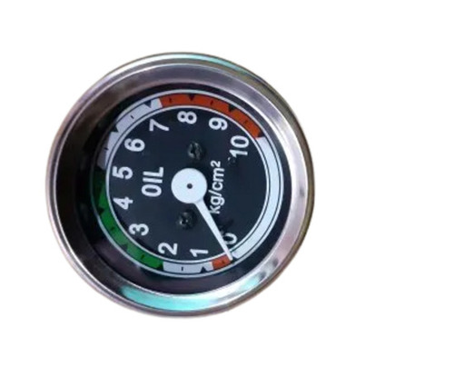 4 Inches Stainless Steel Body And Glass Dial Oil Pressure Gauge  Accuracy: 00 Psi